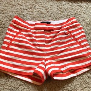 Jcrew striped shorts size 00